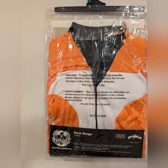 NEW Spirit Halloween Kids Rena Rouge Costume - Miraculous Ladybug Large 12-14 - Picture 4 of 4
